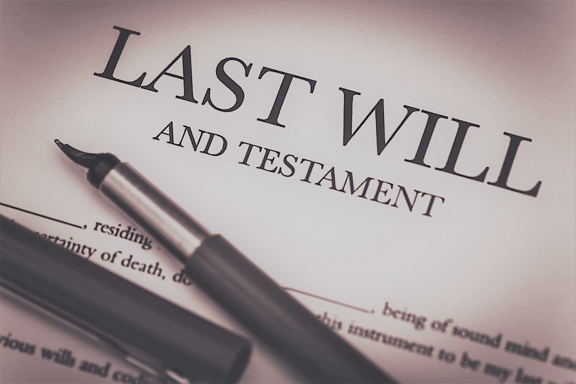 last will and testament